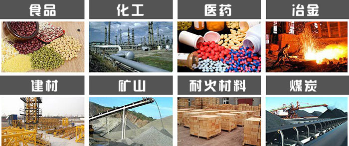 直徑1000型振動篩使用的行業(yè):食品，化工，醫(yī)藥，冶金，建材，礦山，耐火材料，煤炭等行業(yè)。