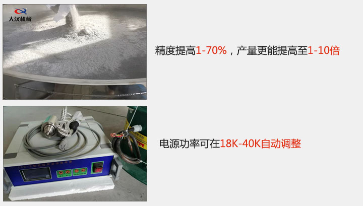 精度提高1—70%，產(chǎn)量更能提高至1-10倍  電源功率可在18K-40K自動調(diào)整