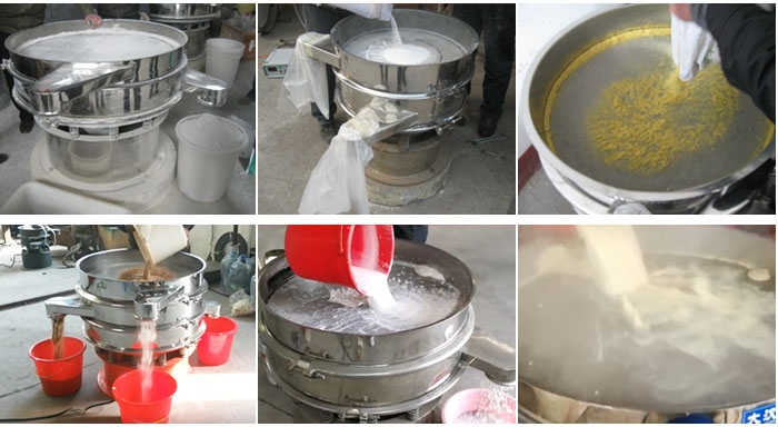 豆?jié){振動篩可適用于化工行業(yè)、食品行業(yè)、冶金礦業(yè)、公害處理等行業(yè)